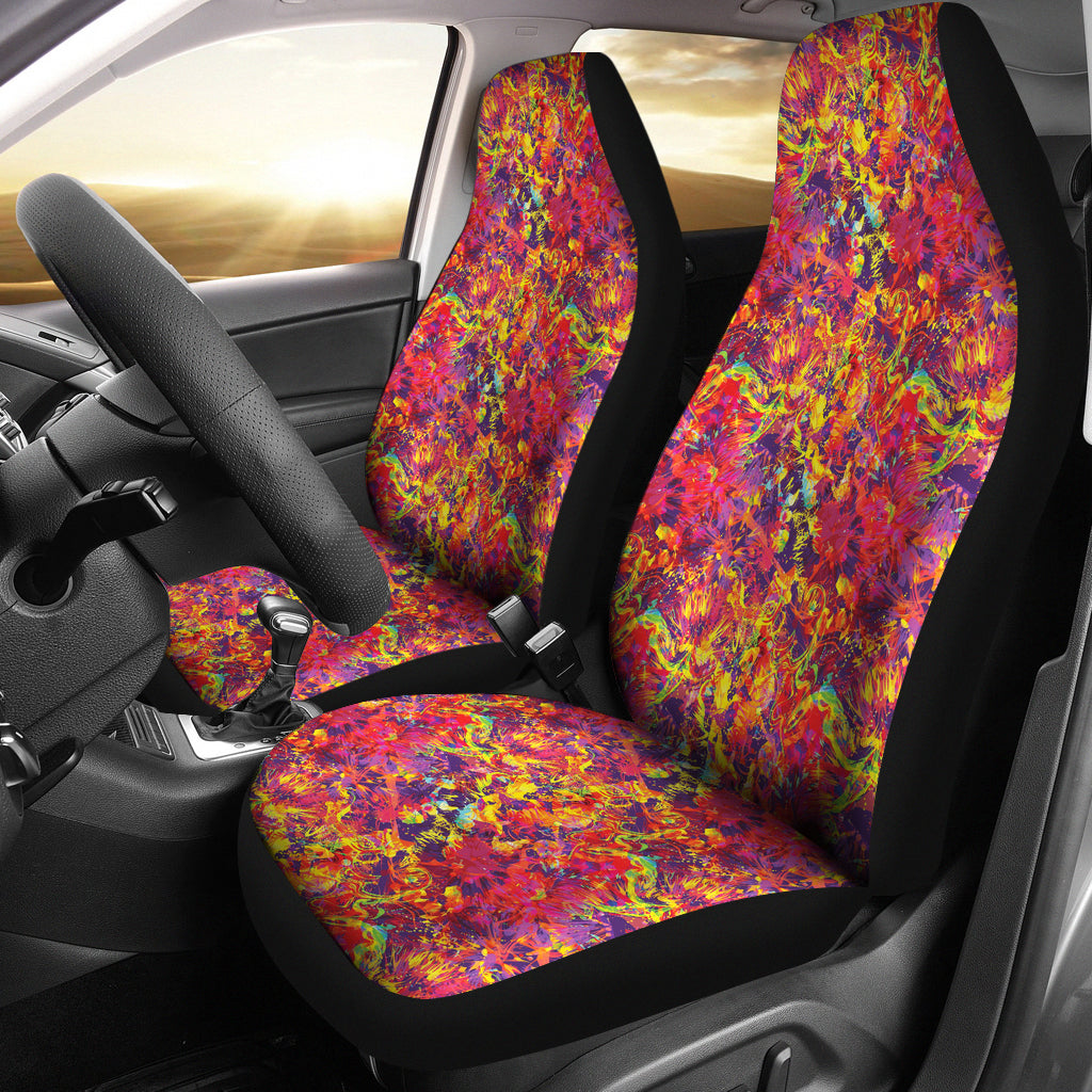 Splatter Print Design LKS303 Car Seat Covers