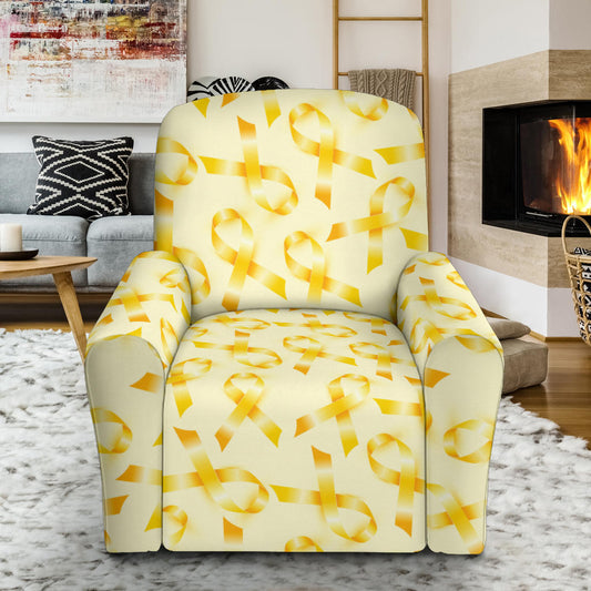 Bone cancer Pattern Print Design 01 Recliner Slipcover with Pocket