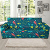 Airplane Pattern Print Design 05 Sofa Slipcover