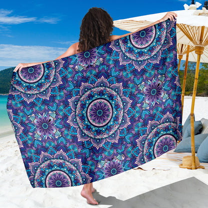 Mandala Pattern Print Design 04 Sarong Pareo Wrap