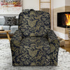Brocade Pattern Print Design 04 Single Sofa Slipcover