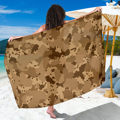 ACU Desert Digital Pattern Print Design 01 Sarong Pareo Wrap