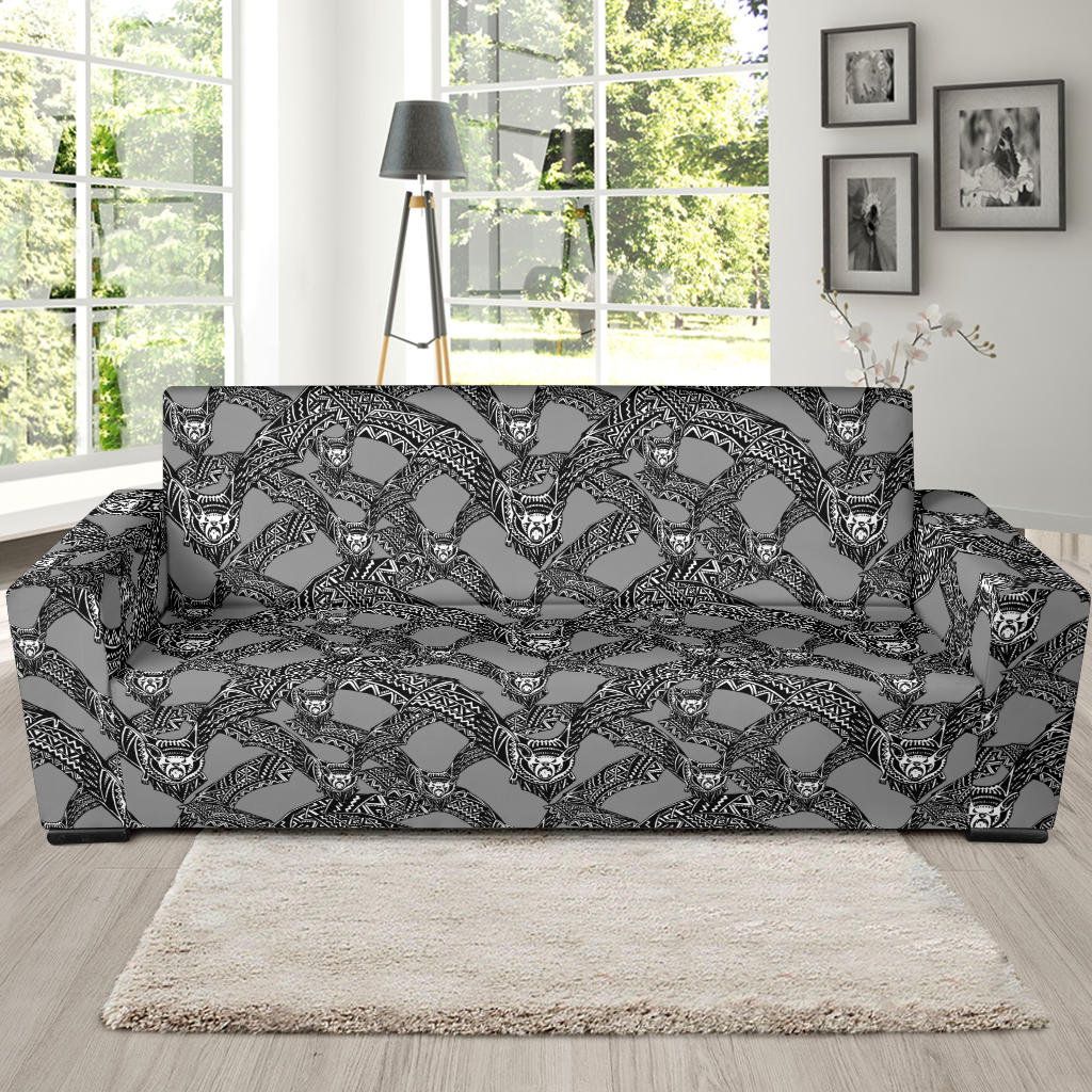 Bat Pattern Print Design 04 Sofa Slipcover