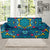 Kaleidoscope Pattern Print Design 04 Sofa Slipcover