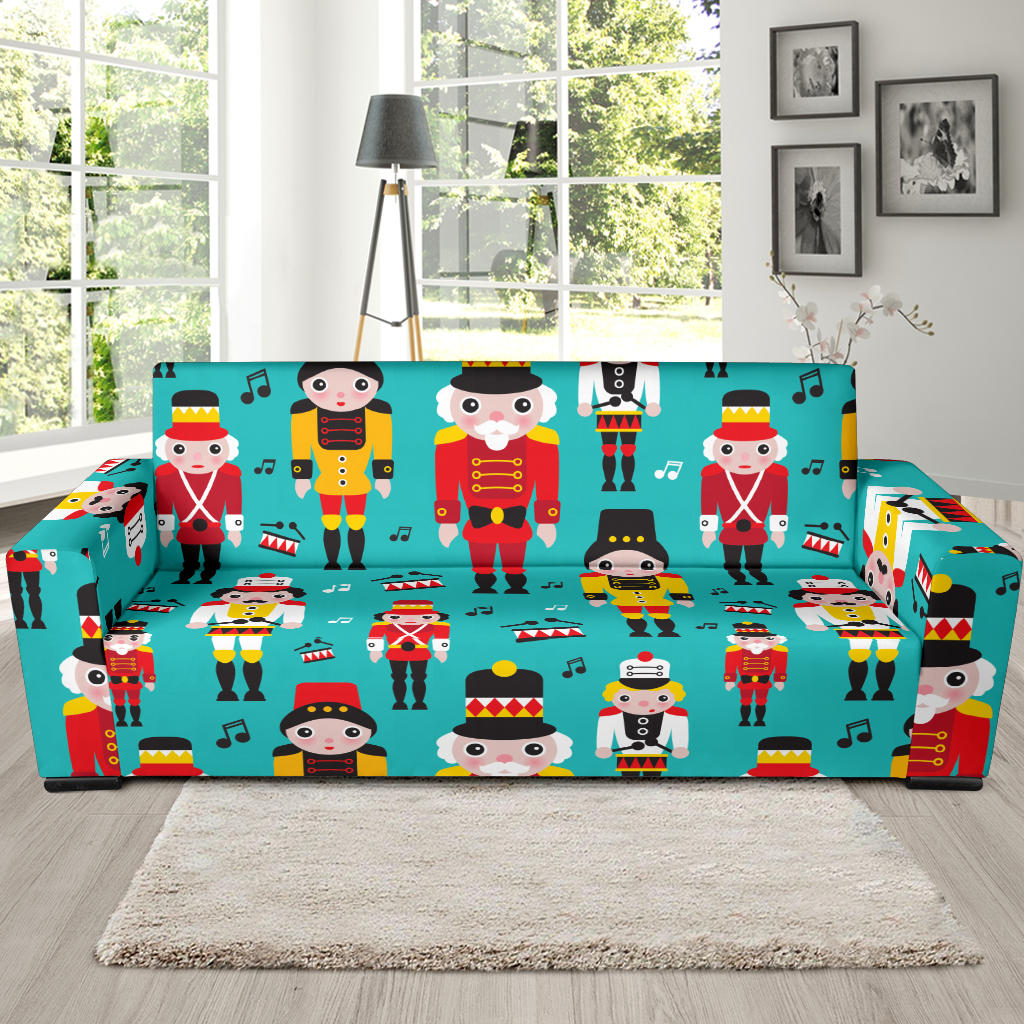 Nutcracker Pattern Print Design A03 Sofa Slipcover