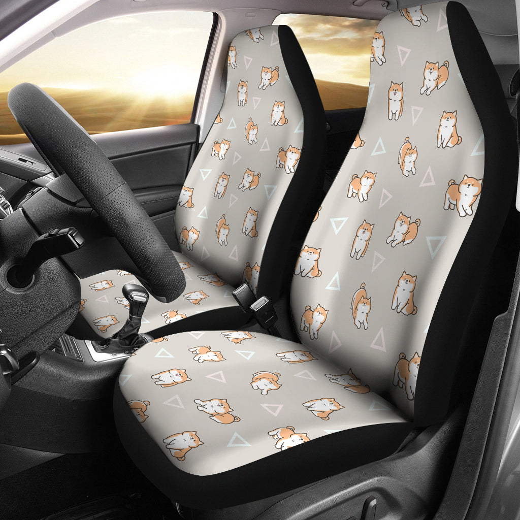 Shiba Inu Print Design LKS307 Car Seat Covers