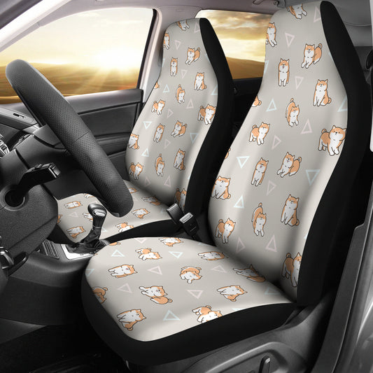 Shiba Inu Print Design LKS307 Car Seat Covers