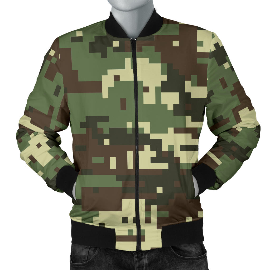 ACU Digital Army Camouflage Men Bomber Jacket