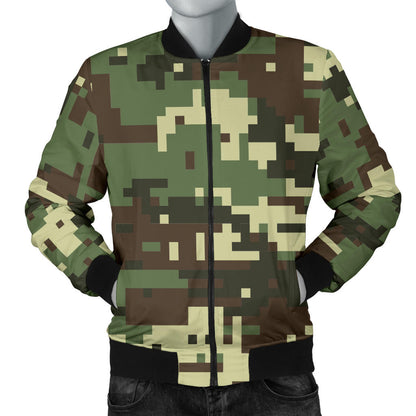 ACU Digital Army Camouflage Men Bomber Jacket
