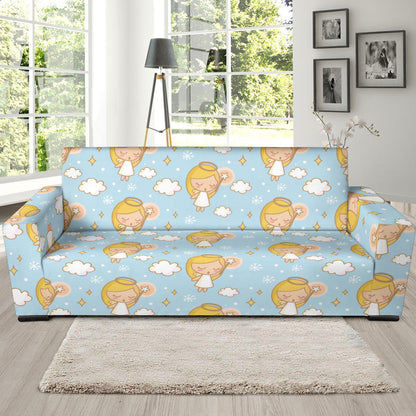 Angel Pattern Print Design 05 Sofa Slipcover