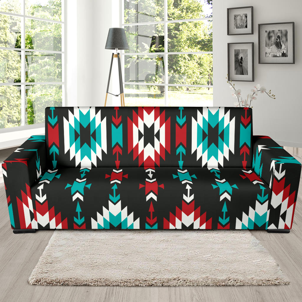 Native Pattern Print Design A08 Sofa Slipcover