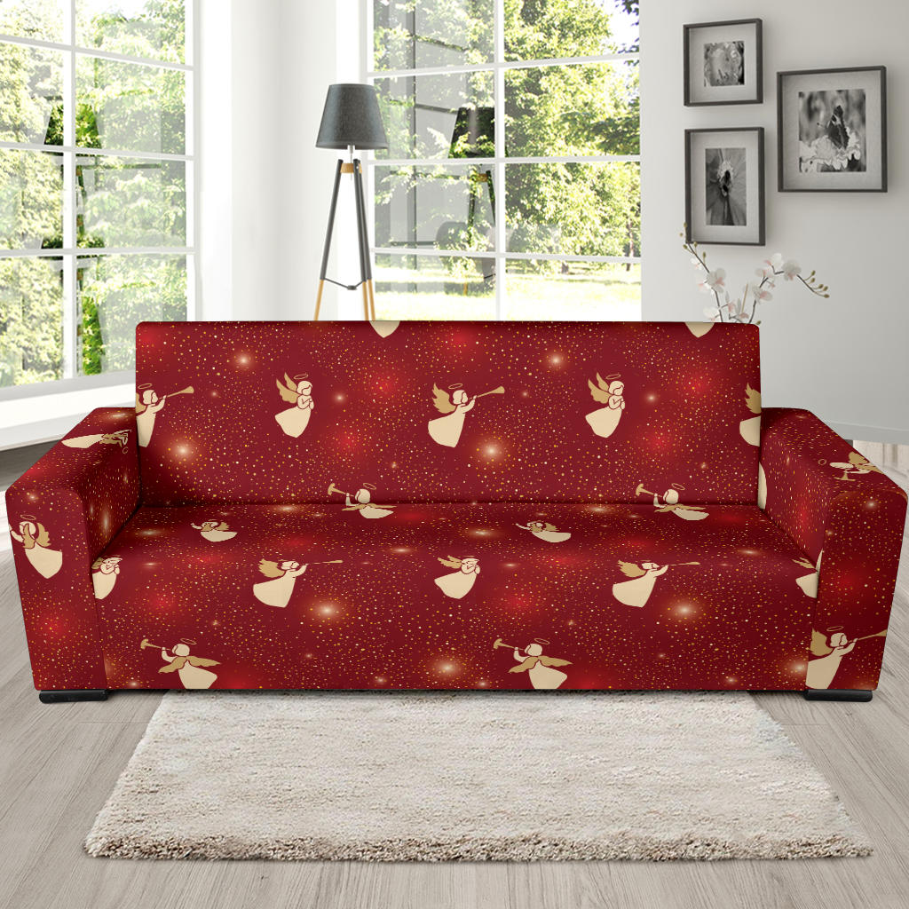 Angel Pattern Print Design 07 Sofa Slipcover