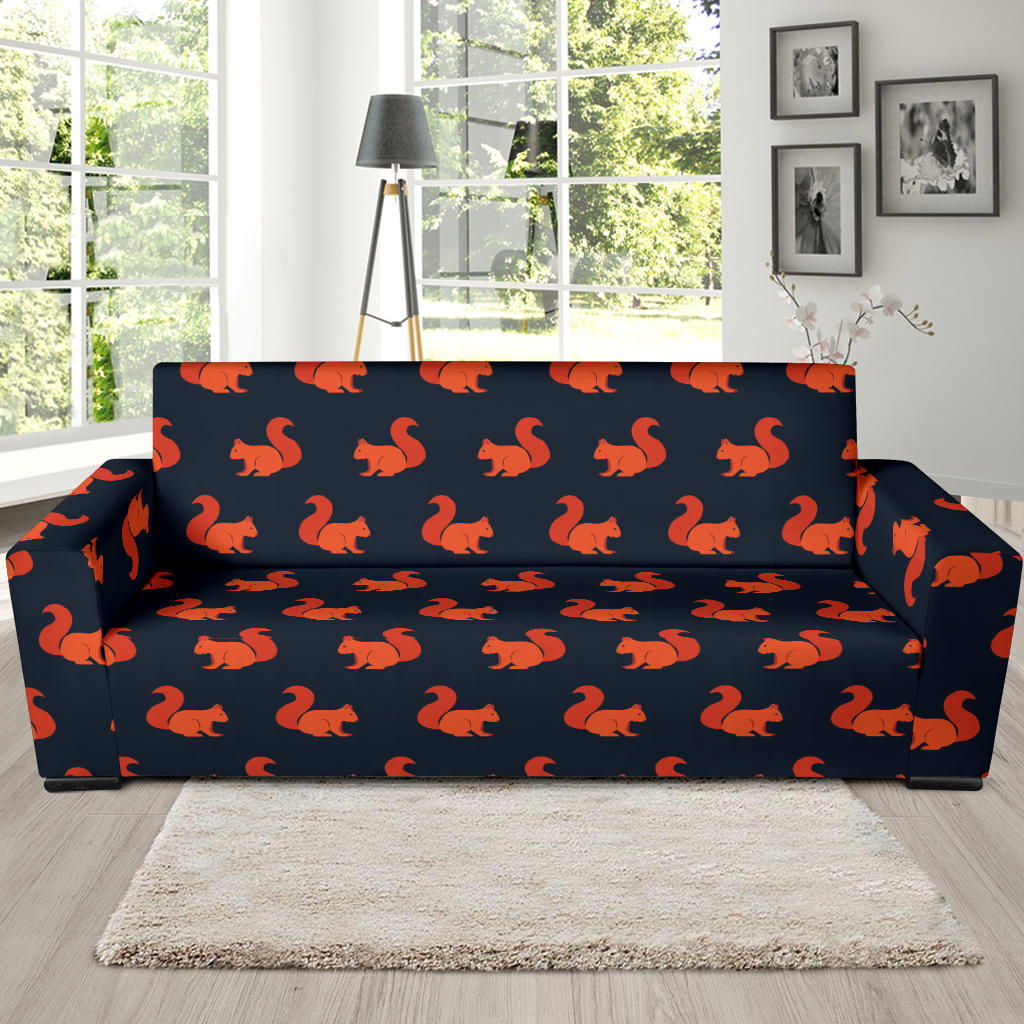 Squirrel Print Design LKS306 Sofa Slipcover