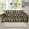 Gingerbread Pattern Print Design 02 Sofa Slipcover