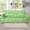 Broccoli Pattern Print Design 02 Sofa Slipcover