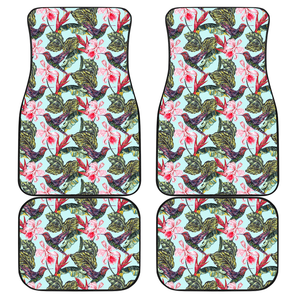 Hummingbird Cute Themed Print Car Floor Mats Front Back