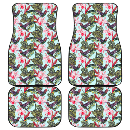 Hummingbird Cute Themed Print Car Floor Mats Front Back