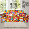 Candy Pattern Print Design 02 Sofa Slipcover