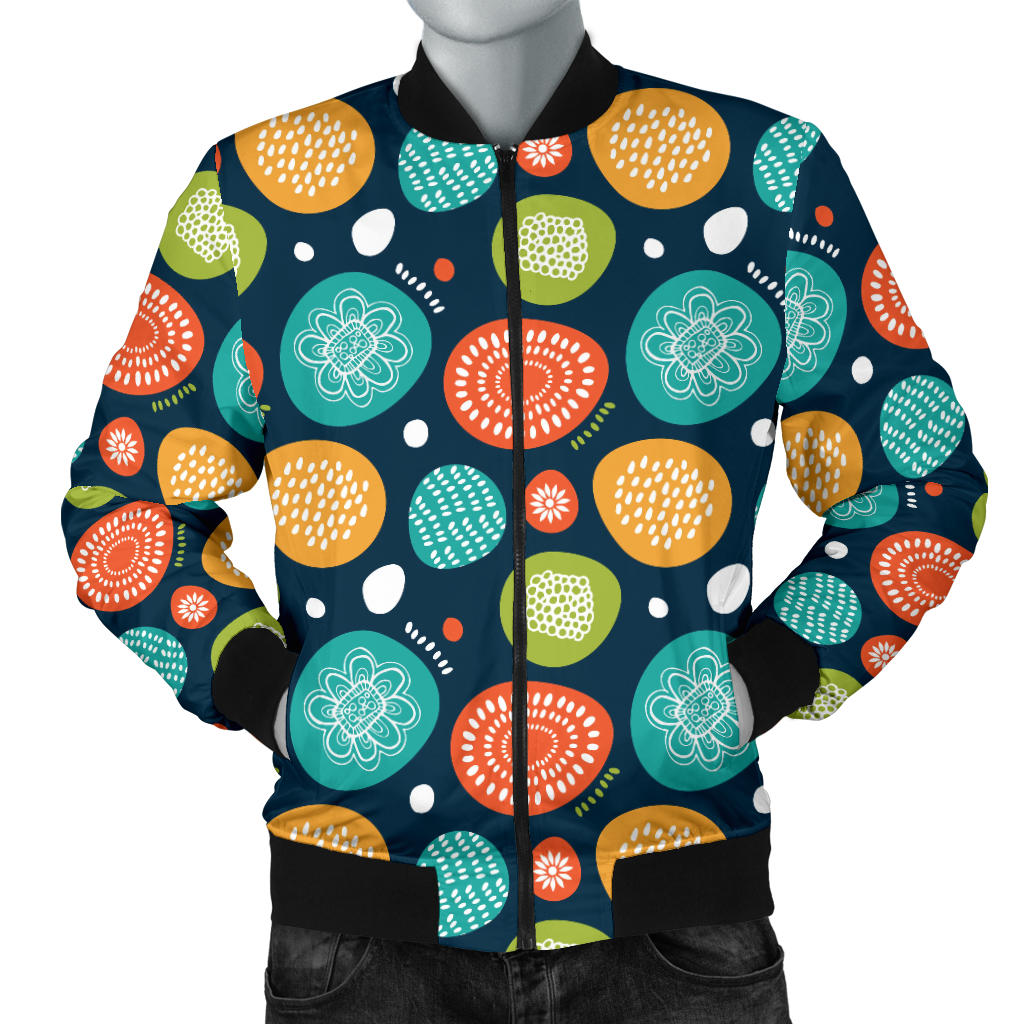 Swedish Themed Design Men Bomber Jacket