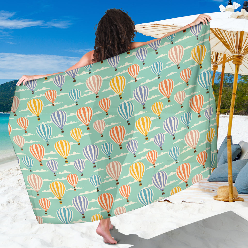 Ballon Pattern Print Design 01 Sarong Pareo Wrap