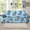 Schnauzers Pattern Print Design A02 Sofa Slipcover