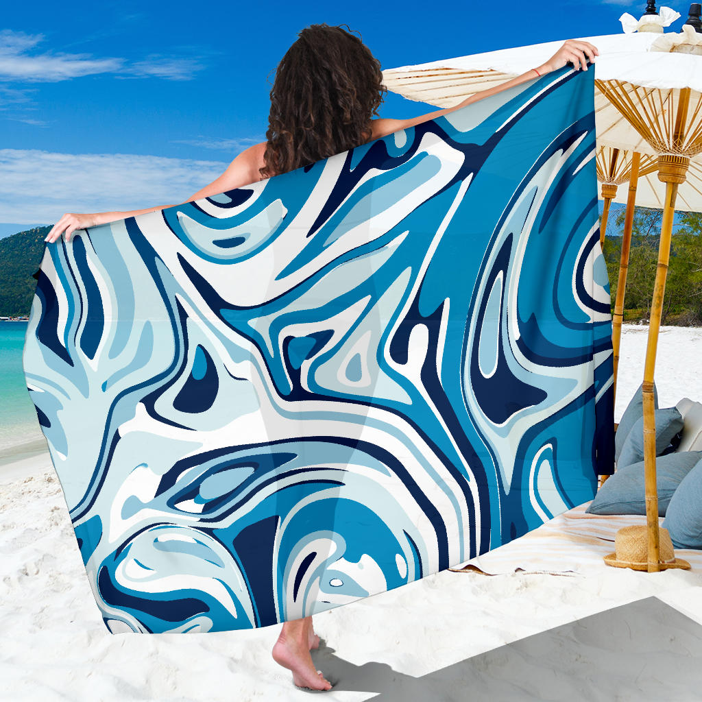 Liquid Pattern Print Design 05 Sarong Pareo Wrap