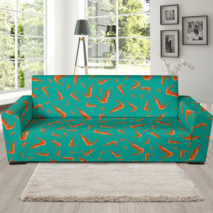 Shrimp Print Design LKS301 Sofa Slipcover