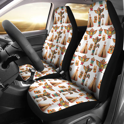 Totem Native Print Design LKS303 Car Seat Covers