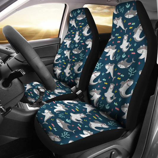 Shark Print Design LKS307 Car Seat Covers