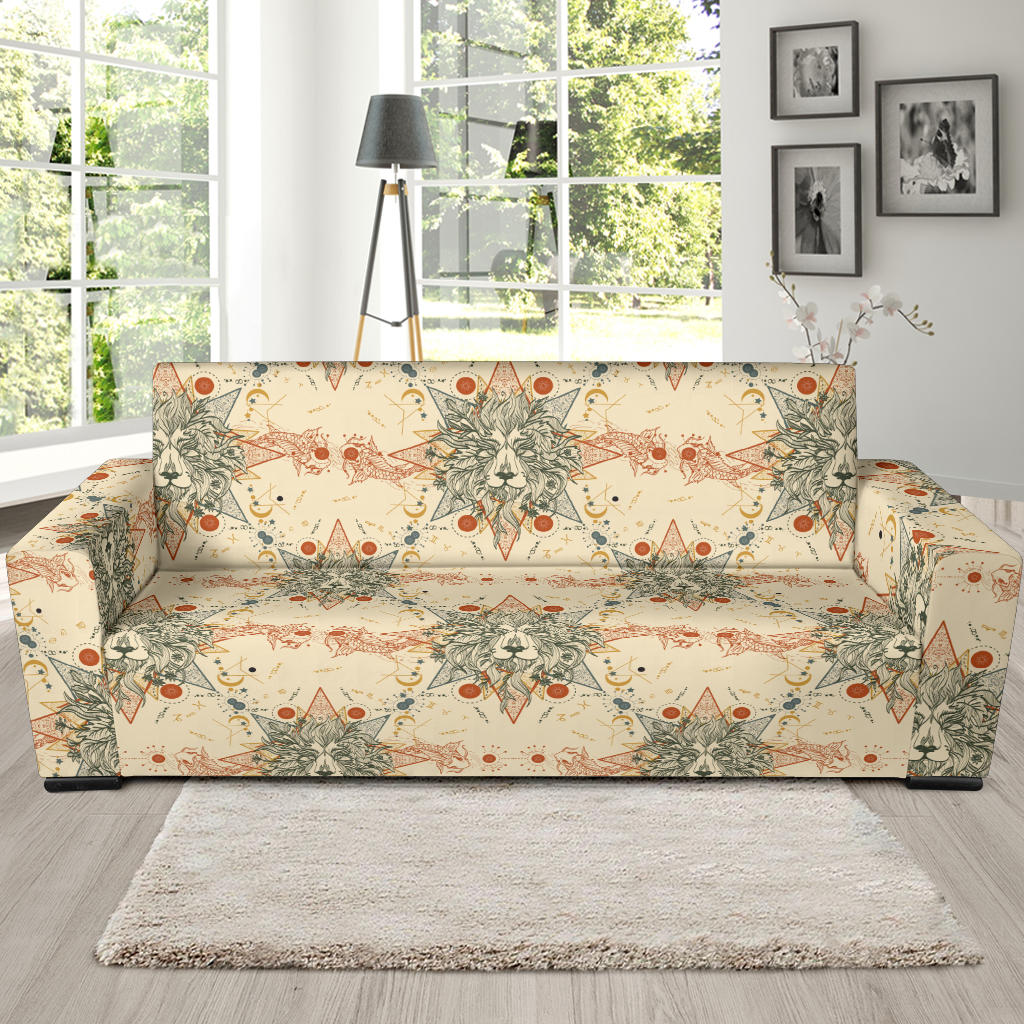 Leo Pattern Print Design 02 Sofa Slipcover