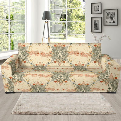 Leo Pattern Print Design 02 Sofa Slipcover