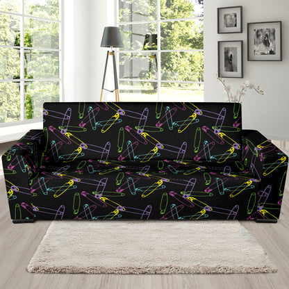 Safety Pin Print Design LKS304 Sofa Slipcover