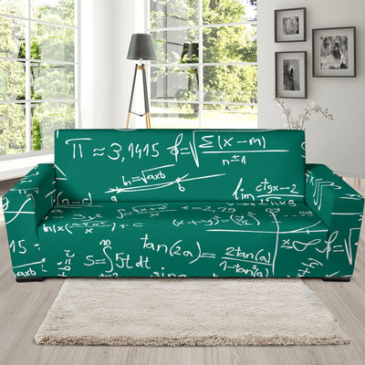 Math Pattern Print Design 01 Sofa Slipcover