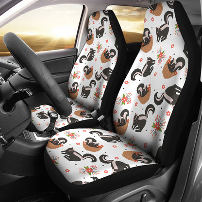 Skunk Print Design LKS304 Car Seat Covers