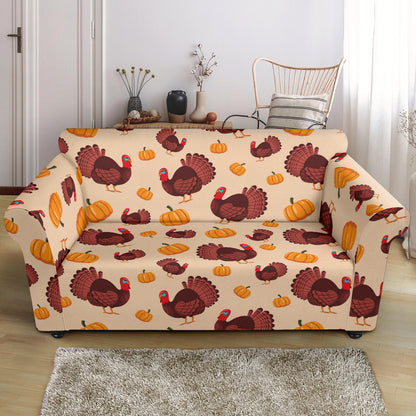 Thanksgiving Print Design LKS308 Loveseat Couch Slipcover