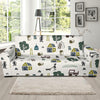 Agricultural Farm Print Design 01 Sofa Slipcover