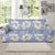 Lotus Pattern Print Design 04 Sofa Slipcover