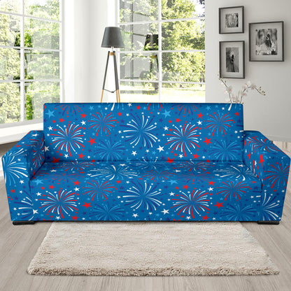 Firework Celebration Print Design LKS304 Sofa Slipcover