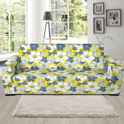 Daffodils Pattern Print Design 01 Sofa Slipcover