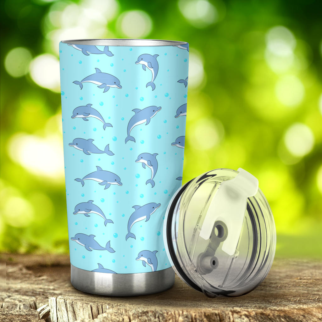 Dolphin Baby Cute Print Pattern Tumbler