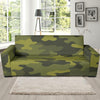 Military Camouflage Pattern Print Design 02 Sofa Slipcover