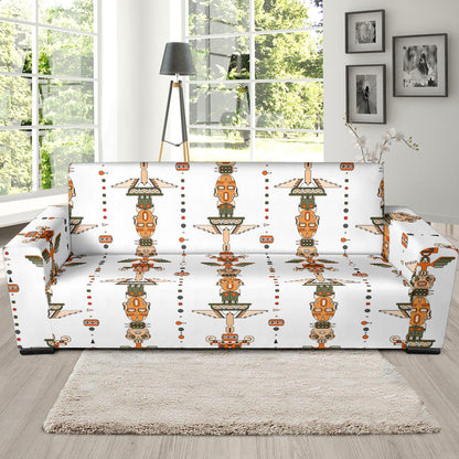 Totem Print Design LKS302 Sofa Slipcover