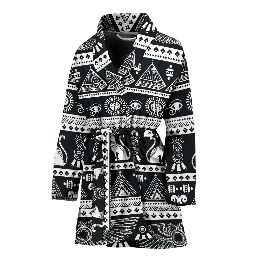 Tribal Pattern Print Design LKS305 Women Bathrobe