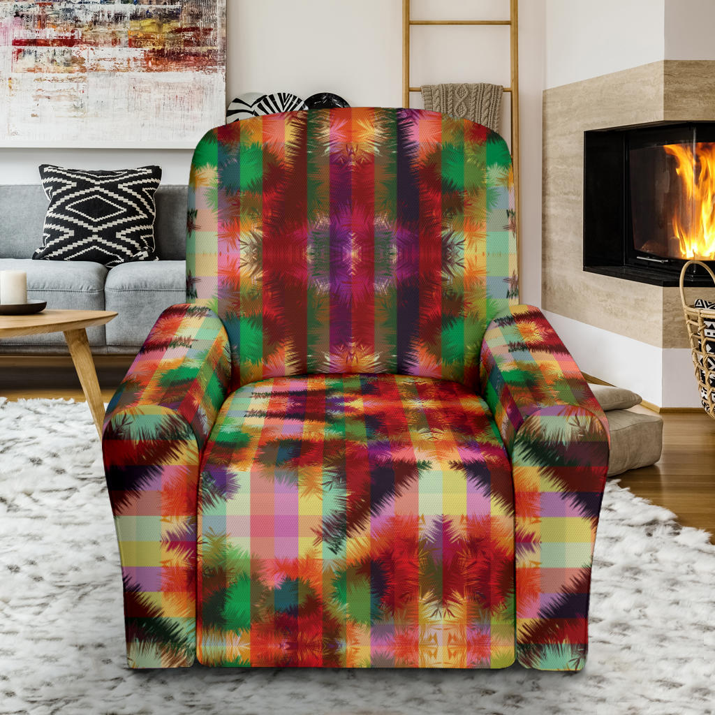 Tie Dye Print Design LKS301 Recliner Slipcover with Pocket