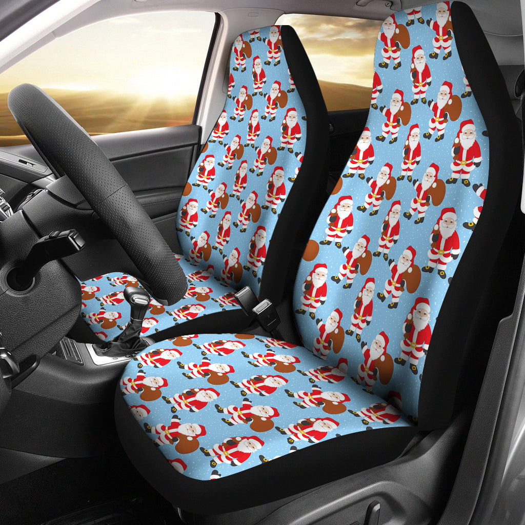 Santa Christmas Themed Print Design LKS305 Car Seat Covers