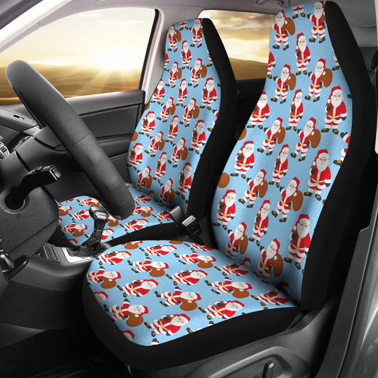 Santa Christmas Themed Print Design LKS305 Car Seat Covers