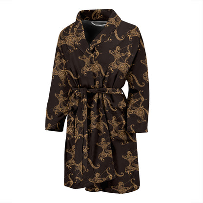 Sagittarius Print Design LKS301 Men Bathrobe