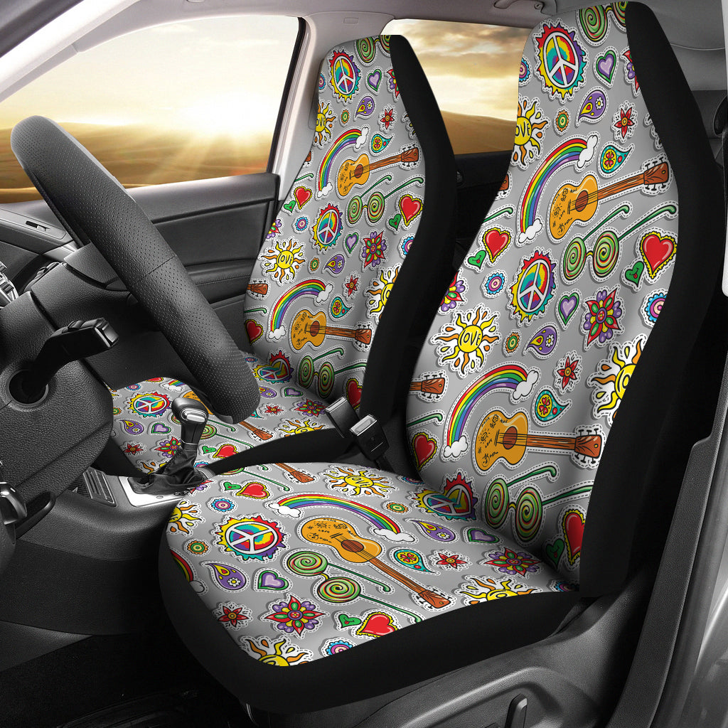 Hippie Print Design LKS306 Car Seat Covers