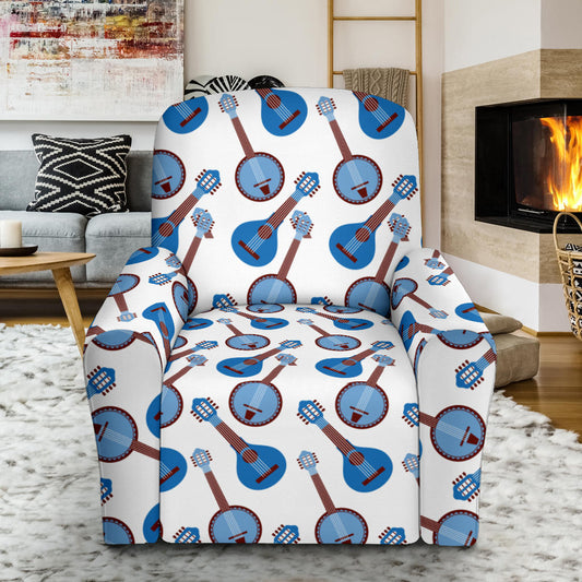 Banjo Print Design LKS401 Recliner Slipcover with Pocket