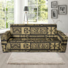 Mayan Pattern Print Design 03 Sofa Slipcover